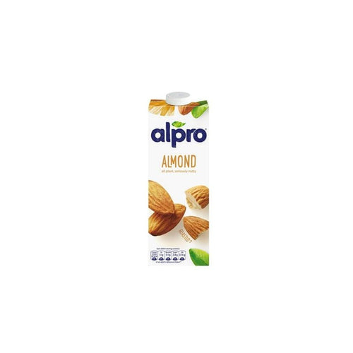 Alpro Almond original milk at zucchini